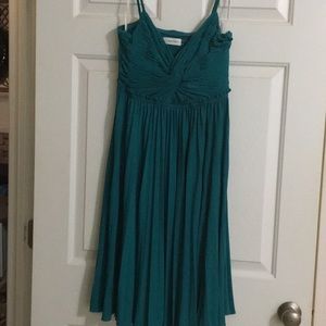 Beautiful teal Calvin Klein dress